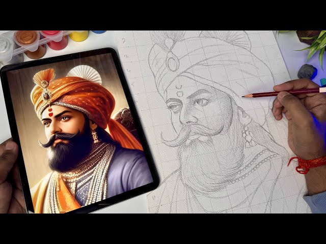 Shivaji maharaj pencil sketch | Pencil sketch images, Pencil sketch, Pencil  art drawings